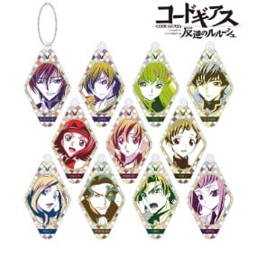 Code Geass Lelouch of the Rebellion - Trading Color Palette - Acryl-Schlüsselanhänger -Set