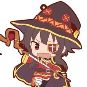 Megumin - Konosuba 2 Niitengomu! Gummi-Anhänger