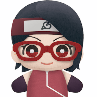 Sarada Uchiha - Boruto: Naruto next Generations - Plüschfigur (Tomonui Series) - Banpresto