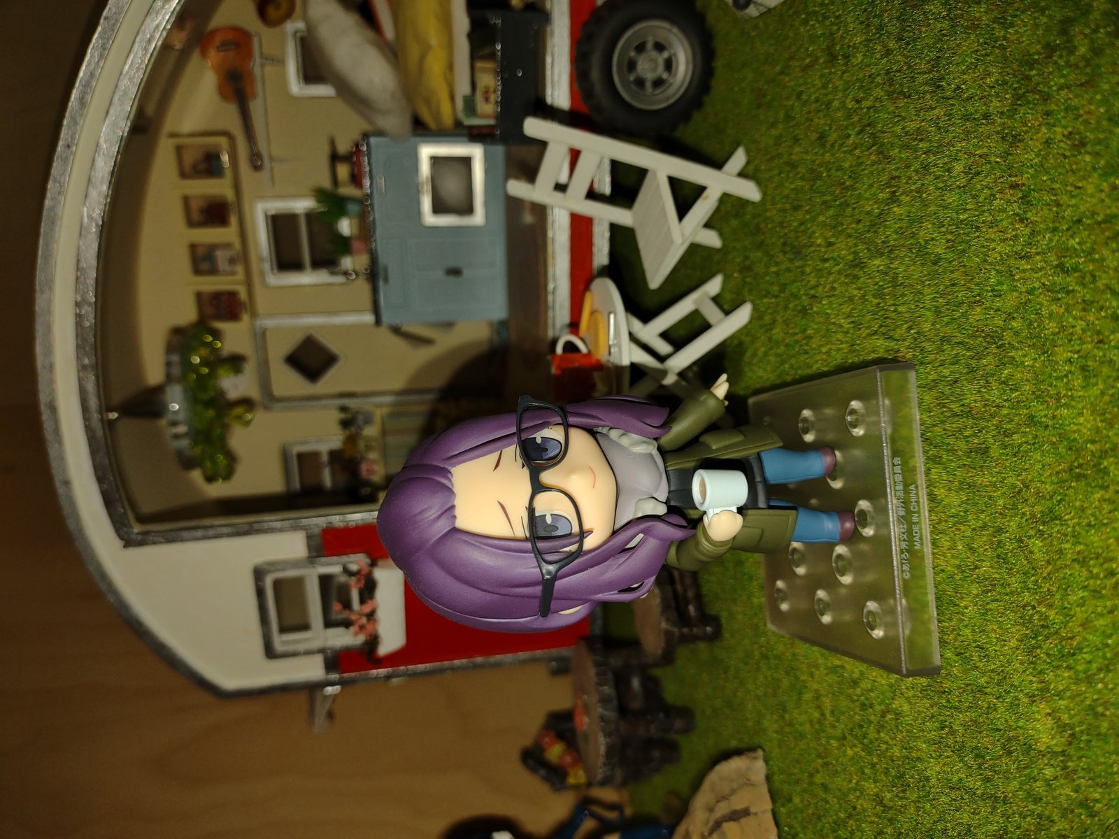 ...aber ich übernachte im Wohnwagen