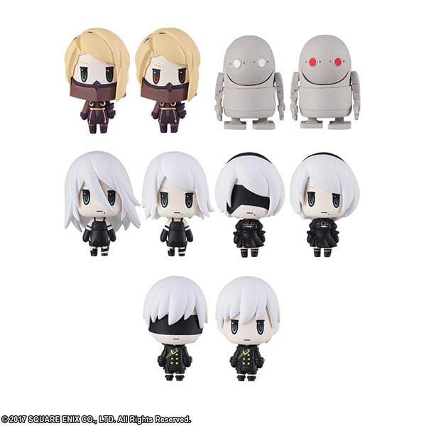 YoRHa No. 9 Type S - 9S - NieR Automata Trading Arts Mini - Secret - rote Augen