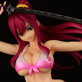Erza Scarlet - Swimwear Gravure Style Sakura Ver. (Fairy Tail) - Orca Toys 1/6 Statue