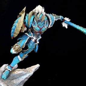 Male Hunter - Zinogre - Monster Hunter Diorama