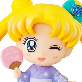 Usagi / Bunny Tsukino & Chibiusa - Kyotobeni Ver. - Sailor Moon Petit Chara Land Doppelpack