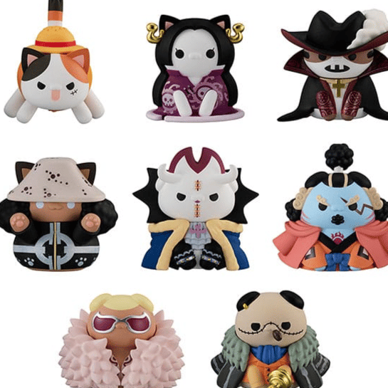Shichibukai Set - One Piece Nyanto - Mega Cat Project - Megahouse