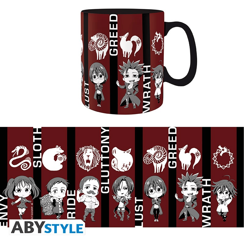 Chibi Sins - The Seven Deadly Sins - Tasse - AbyStyle
