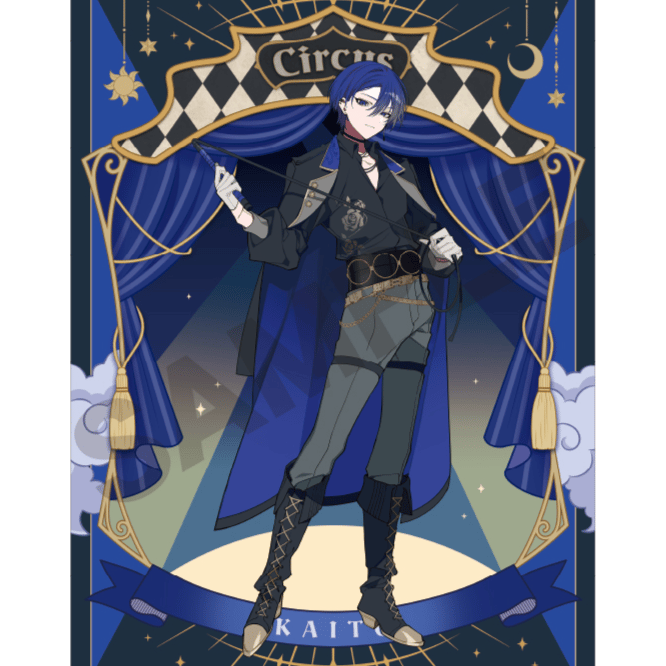 Kaito - Hatsune Miku (Black Circus) - Clear File / Aktenhülle - Crux