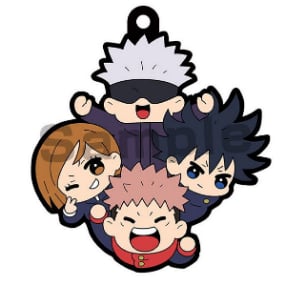 Yuji Itadori, Megumi Fushiguro, Nobara Kugisaki & Satoru Gojo - Jujutsu Kaisen - Gummi-Anhänger - Buddy Collection Vol. 2 - MegaHouse