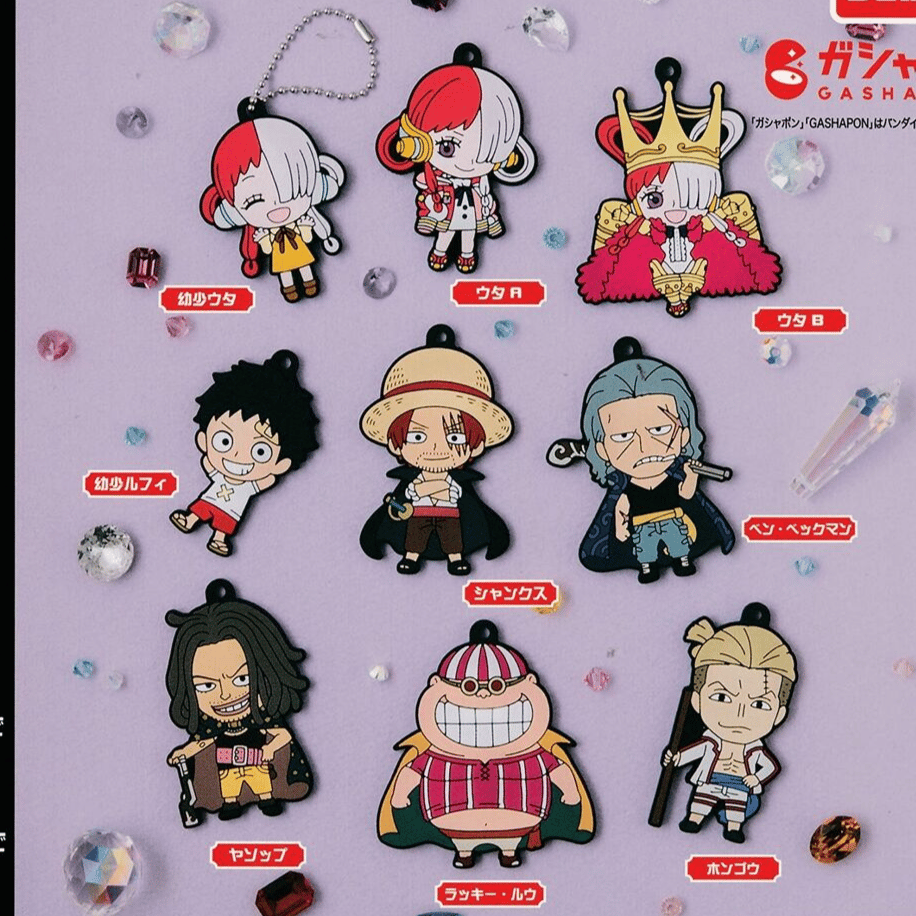 Zufällige Auswahl - Capsule Rubber Mascot #2 - One Piece Gummianhänger - Bandai