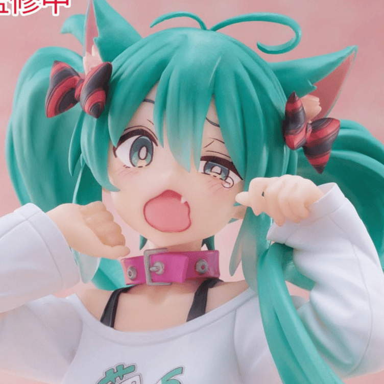Hatsune Miku - Nekomimi T-Shirt - Desktop Cute - Taito - Neuauflage