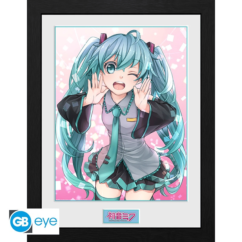 "Wink" - gerahmtes Poster - Hatsune Miku - AbyStyle