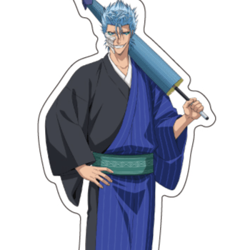 Grimmjow Jaegerjaquez - Bleach - Acrylaufsteller (Coarse Oilpaper Umbrella Version) - A3