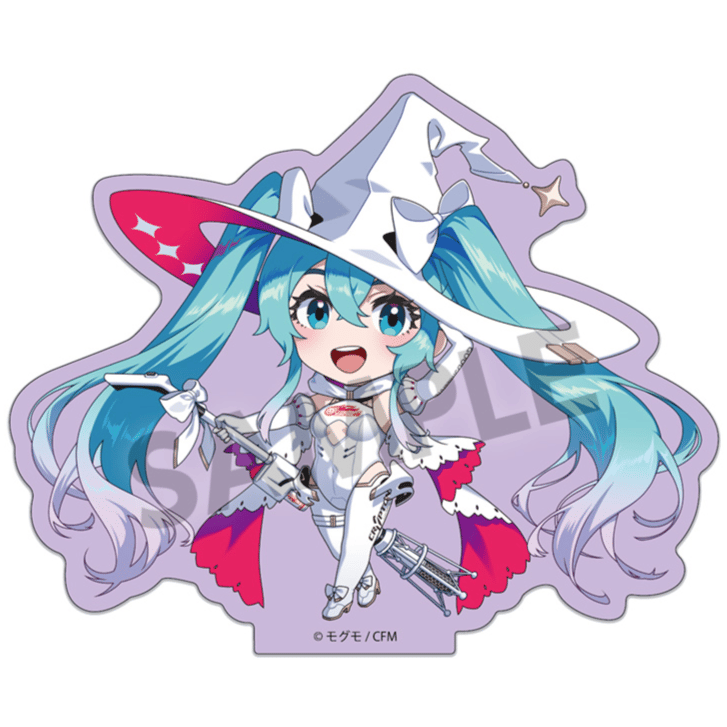 Racing Miku - Acryl Clip Aufsteller (Nendoroid Plus Key Visual1 Version) - Hobby Stock