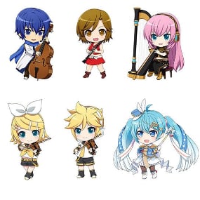 Vocaloid - Nendoroid Plus Schlüsselanhänger (Band together 01) - Set (6) - Good Smile