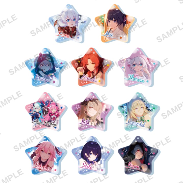 Zufällige Auswahl - Honkai Impact 3rd (Jewel Acrylic Strap) - Acryl-Anhänger - Bushiroad Creative