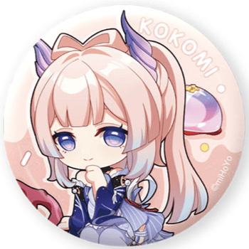 Kokomi Sangonomiya (Summer Theme) - Genshin Impact - Button - miHoYo