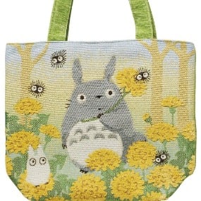 Totoro im Löwenzahnfeld Tragetasche - Mein Nachbar Totoro
