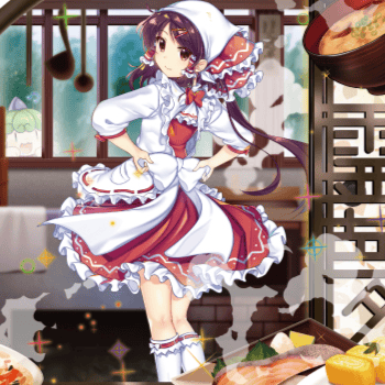 Reimu Hakurei - Touhou Lost Word - Acrylaufsteller - A3
