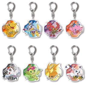 Digimon Adventure Set (8) - Acryl Anhänger Vol. 2 - Hobby Stock