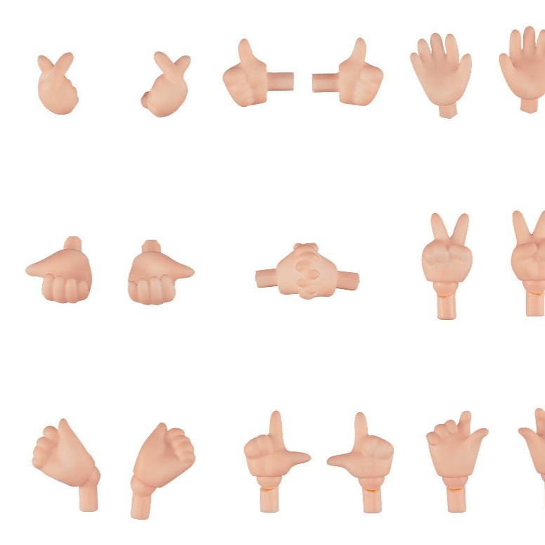 Hand Parts Set 02 (Peach) - Für Nendoroid Doll-Figuren - Good Smile Company