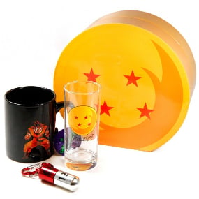Dragon Ball Geschenkbox (Glas, exklusiver 3D-Schlüsselanhänger, Magic-Tasse) - AbyStyle