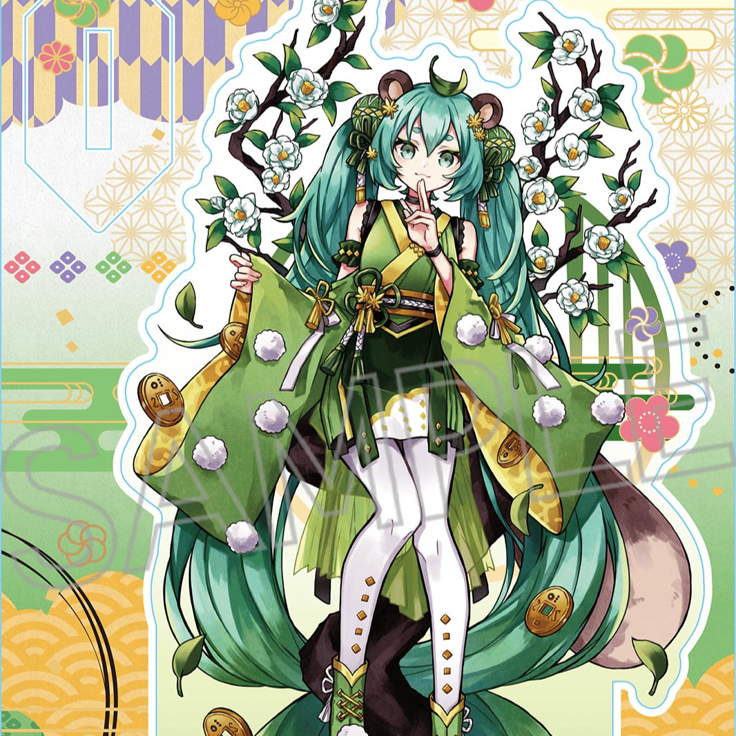 Hatsune Miku - Bake-Danuki - Hyakki Yakou Version - Acrylaufsteller Twinkle