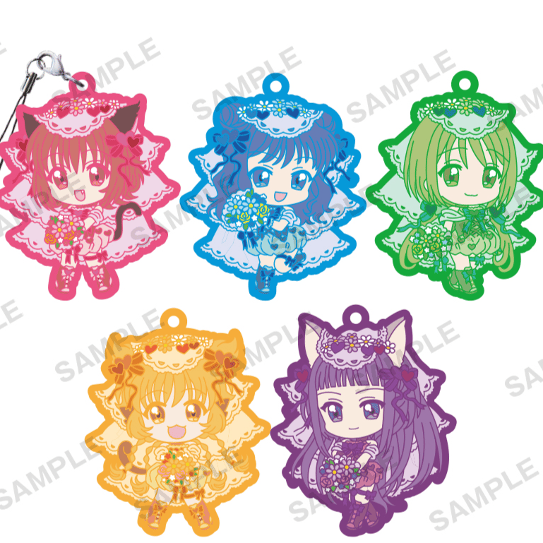 Zufällige Auswahl - Tokyo Mew Mew New - Gummianhänger - Bushiroad Creative