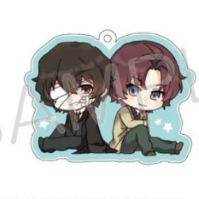 Osamu Dazai und Oda Sakunosuke - Bungou Stray Dogs - Clear Candy - Acryl-Schlüsselanhänger