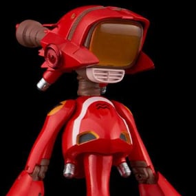Canti - Rote Version - FLCL Diecast Actionfigur - Sentinel