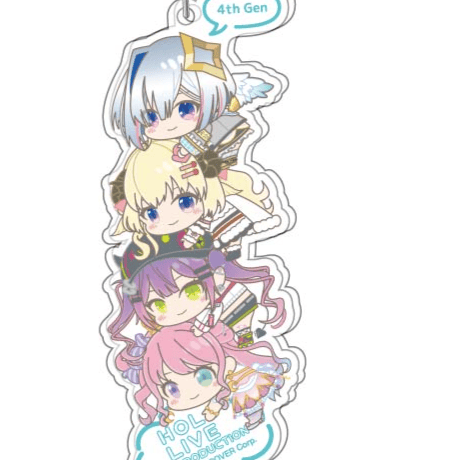Hololive Hug Meets Tsumi Arrange 06 4th Gen - Acrylanhänger - Bandai