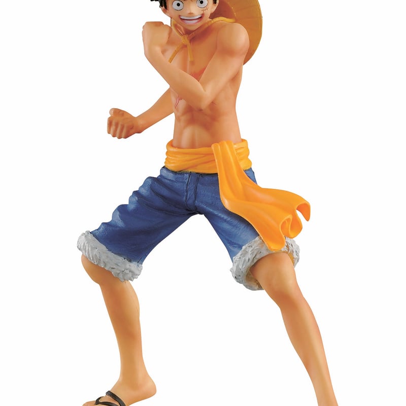 Monkey D. Ruffy - blaue Farbversion - One Piece The Naked ~2017 One Piece Body Calendar~ Vol.5