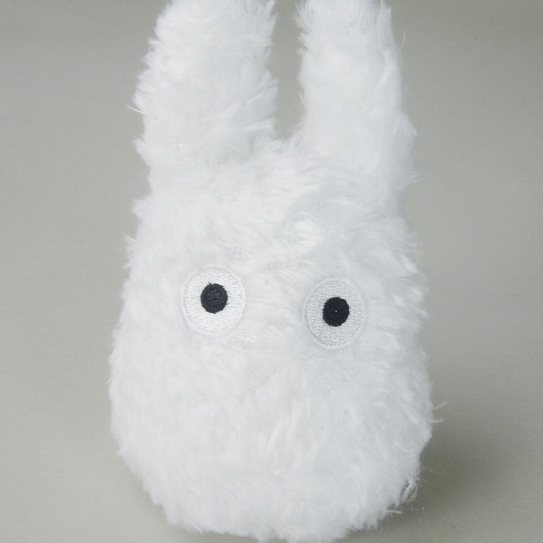 Chibi-Totoro / Weißer Totoro Plüschtier - Sun Arrow (10 cm)