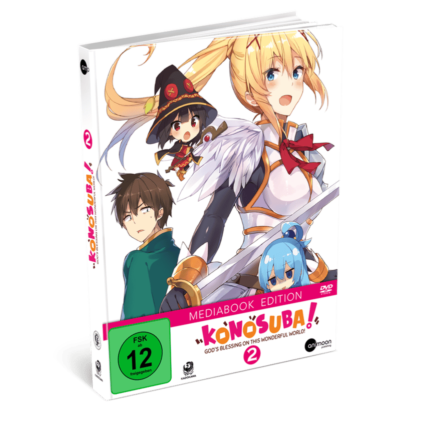 KonoSuba - Limited Mediabook Edition (mit zwei Postern) - Vol.2 - DVD