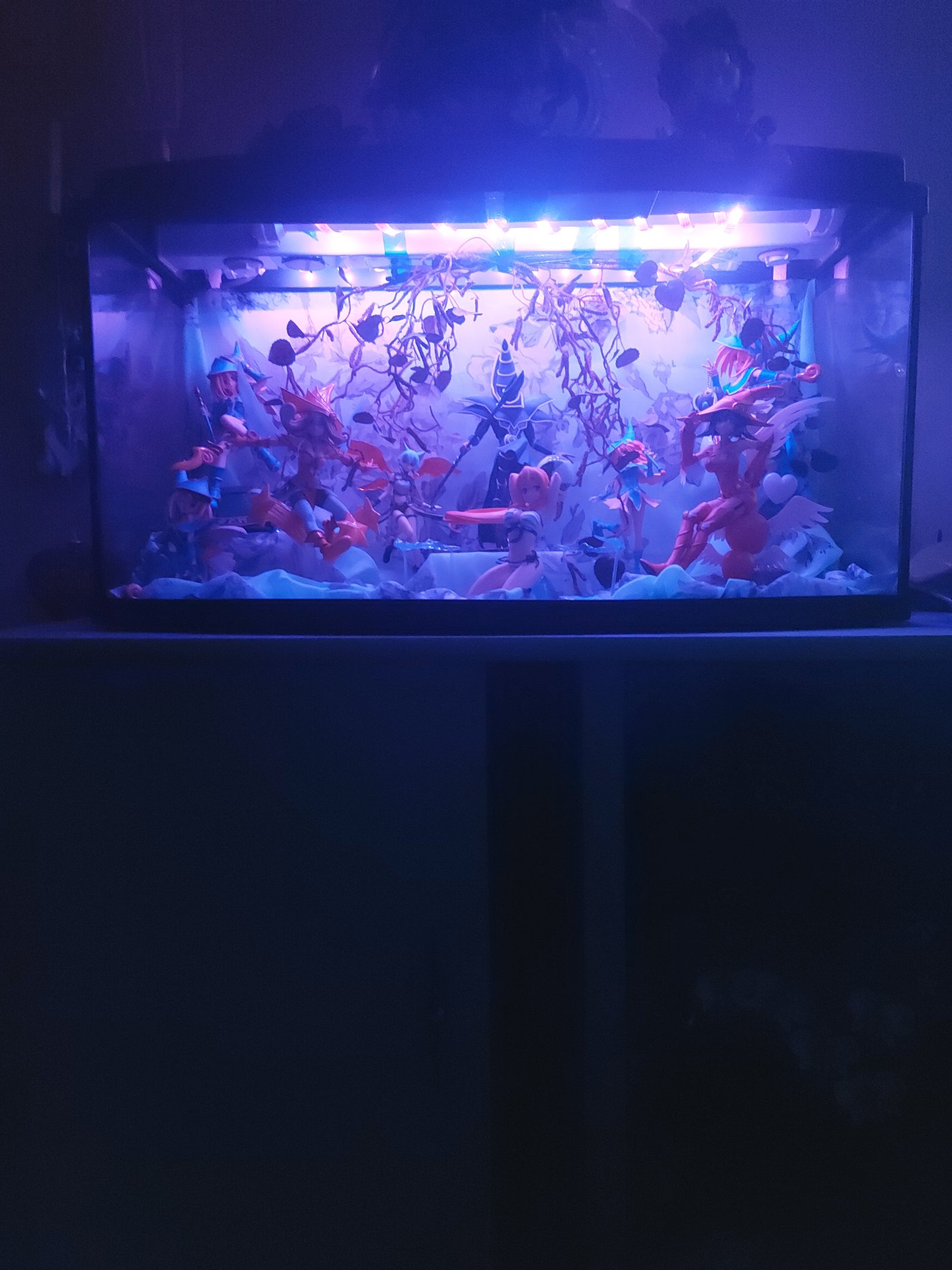 Wen es dunkel ist mit Beleuchtung 