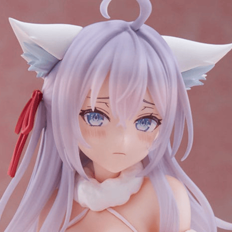 Alya - White Fox - Tenitol Tall PVC Statue by Furyu (31 cm)