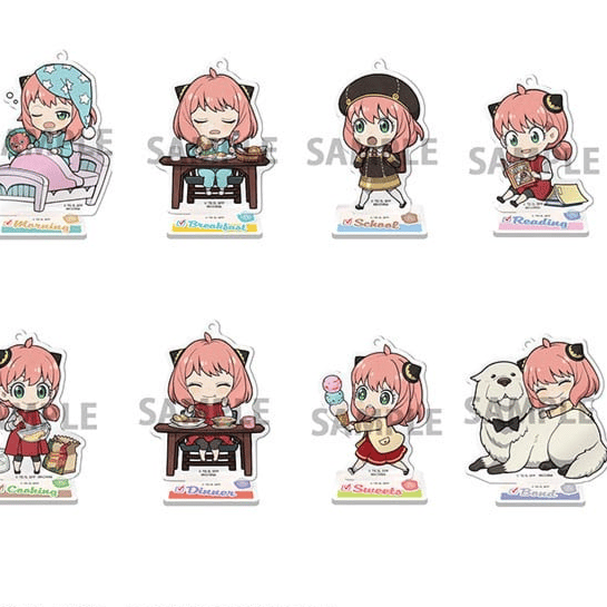 Set - Spy X Family Vol. 2 - TokoToko Mascot Acrylaufsteller - Megahouse (8 Aufsteller)
