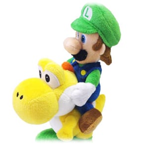 Luigi und Yoshi - Plüschie