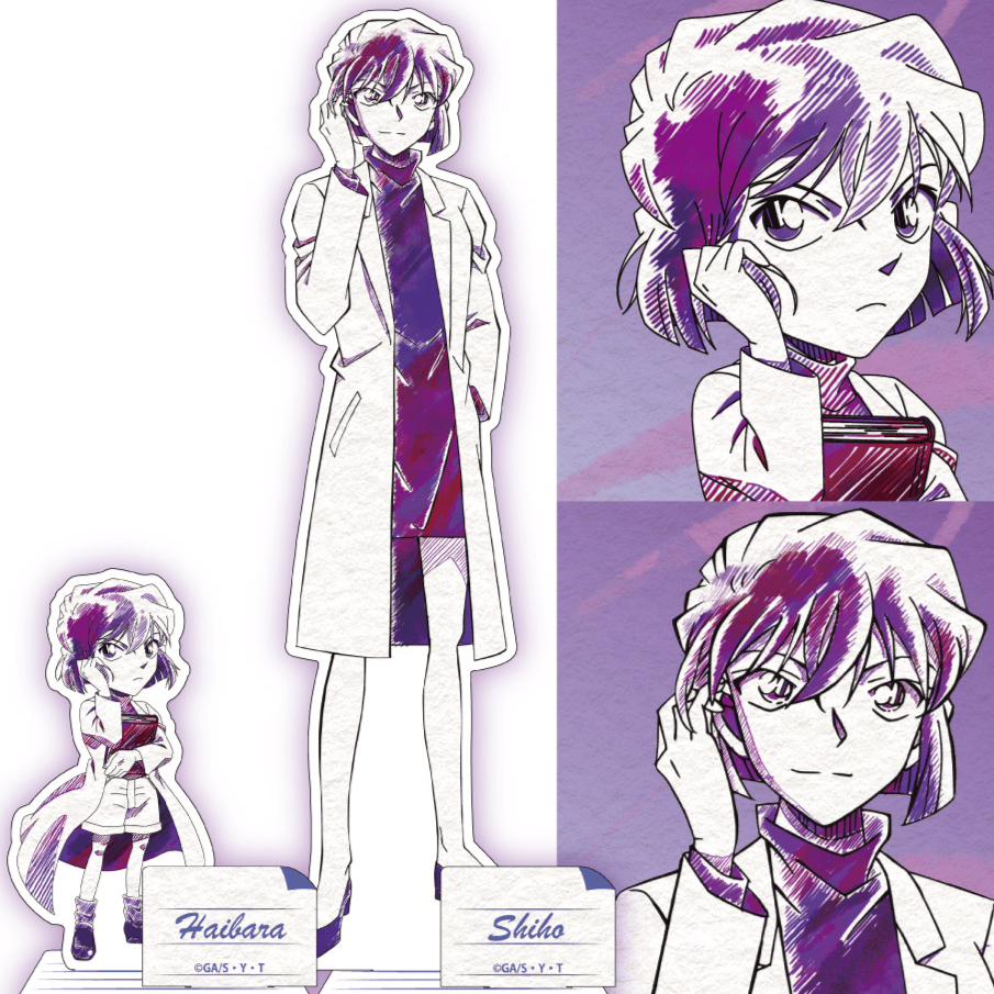 Ai Haibara & Shiho Miyano (Pencil Art) - Detektiv Conan - Acrylaufsteller - Zero-G Act