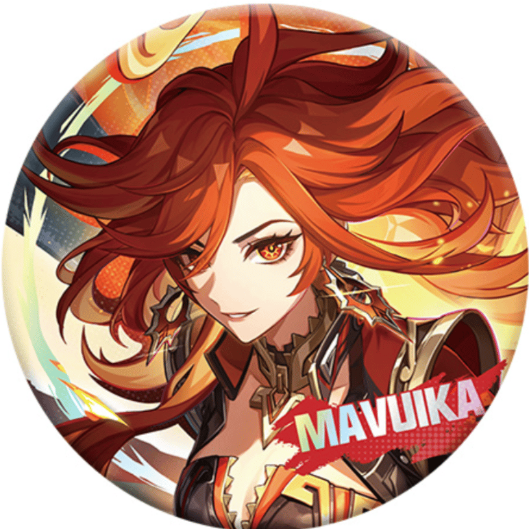 Mavuika - Genshin Impact - Button - miHoYo