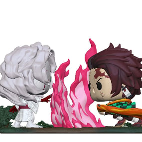 Tanjiro vs. Rui - Demon Slayer Funko POP Moment!