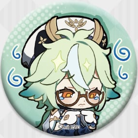 Sucrose - Genshin Impact - Chibi Stickers Glossy Badge - miHoYo