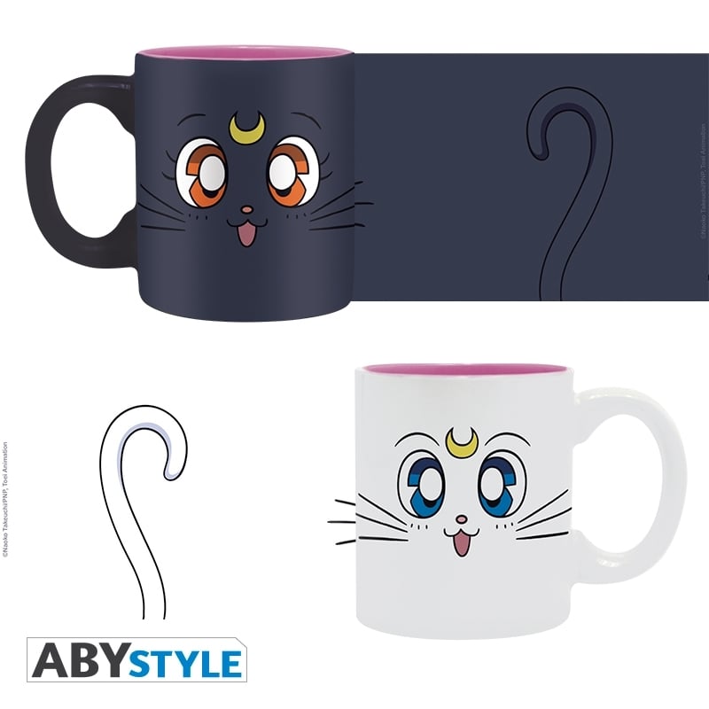 Sailor Moon - Luna & Artemis 110 ml Tassen (Espresso-Set) - Abystyle