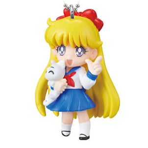 Sailor Moon Swing 4 Anhänger - Minako Aino mit Artemis