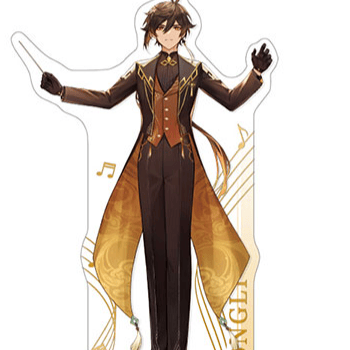 Zhongli - Genshin Impact - Chen Shi Hua Zhang Serie Chara Acrylic Stand / Acrylaufsteller