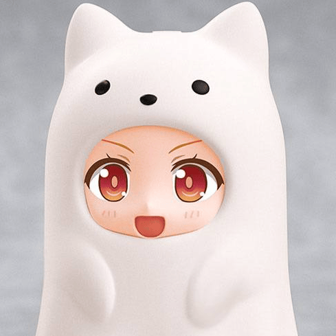 Ghost Cat White - Nendoroid More Face Parts Case
