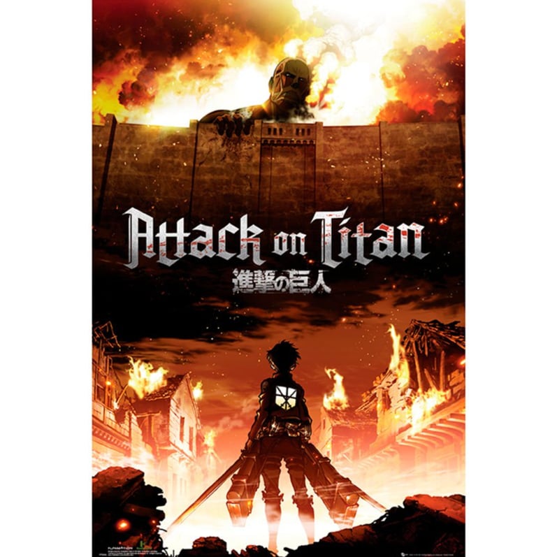 Attack on Titan - "Key Art" - Poster (91.5 x 61 cm) - AbyStyle