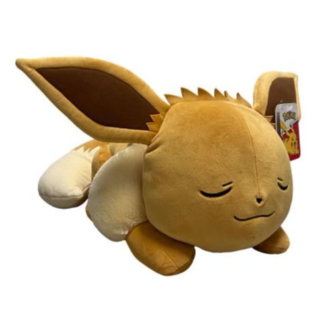 Pokémon - Evoli schlafend - Plüschfigur (45cm)