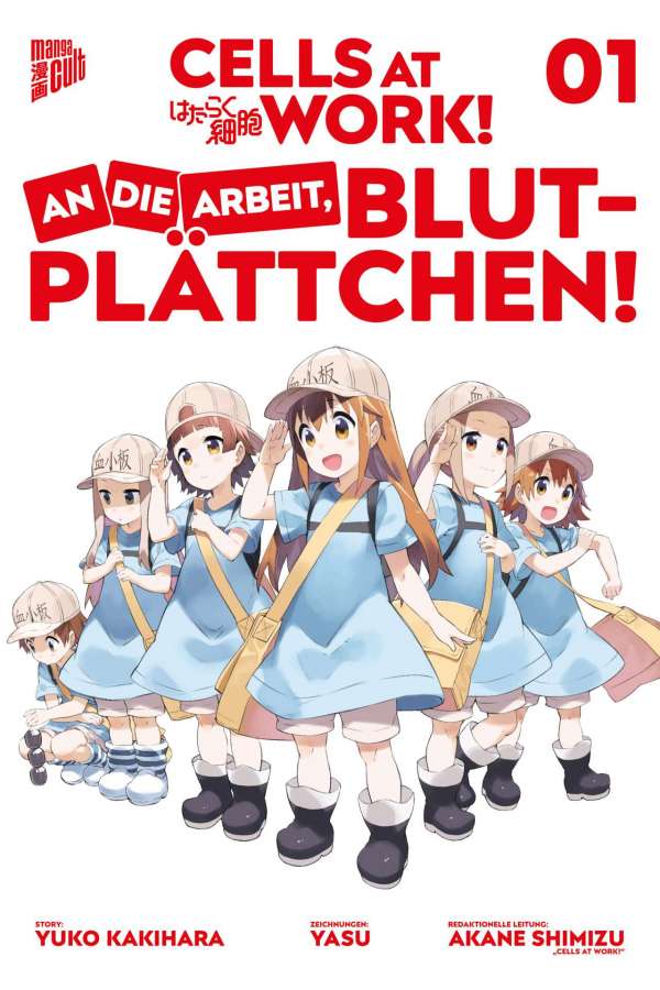 Cells at Work! An die Arbeit Blutplättchen - Manga Cult - Band 001