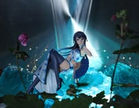 Meditation unterm Wasserfall