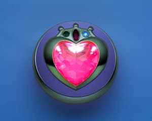 Chibiusas Verwandlungsbrosche - Prism Heart Compact - Proplica - 4